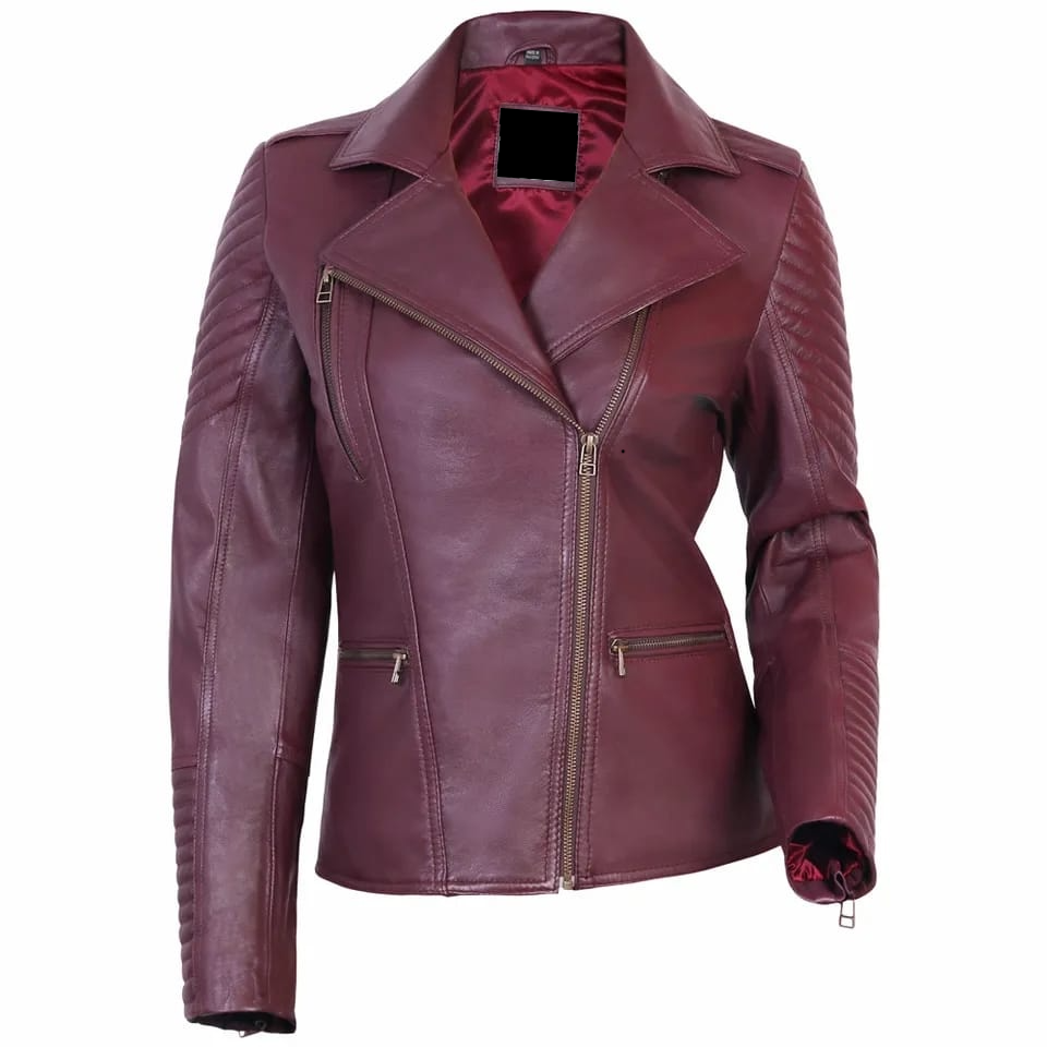 Women's Biker Leather Jacket